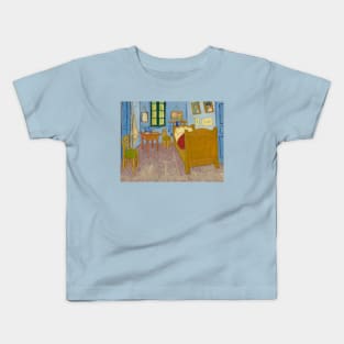 Van Gogh -The Bedroom - Digitally Remastered Kids T-Shirt